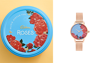 Olivia Burton collaborates with Cadbury Roses 